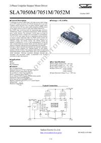 SLA7052M Datasheet Cover