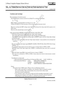 SLA7067M Datasheet Page 15