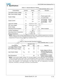 SLA7073MS Datasheet Page 4