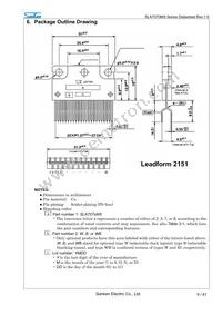 SLA7073MS Datasheet Page 9