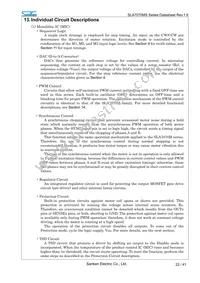 SLA7073MS Datasheet Page 22