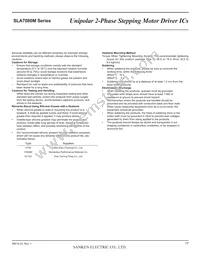 SLA7080MPR Datasheet Page 17
