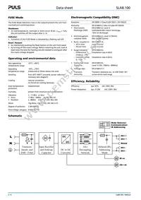 SLA8.100 Datasheet Page 2