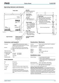 SLA8.300 Datasheet Page 3