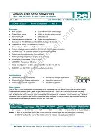 SLAN-12D2ALR Datasheet Cover