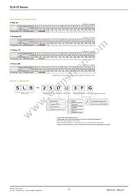 SLB-25YY3F Datasheet Page 2