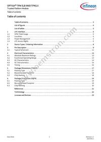 SLB9665XQ20FW560XUMA2 Datasheet Page 3