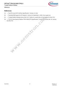 SLB9665XQ20FW560XUMA2 Datasheet Page 21