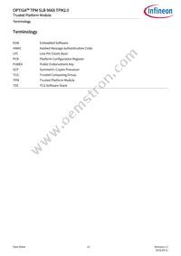 SLB9665XQ20FW560XUMA2 Datasheet Page 22