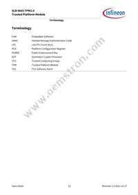 SLB9665XT20FW560XUMA2 Datasheet Page 22