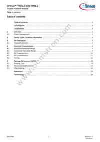 SLB9670VQ12FW641XUMA1 Datasheet Page 2