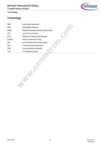SLB9670VQ12FW641XUMA1 Datasheet Page 16