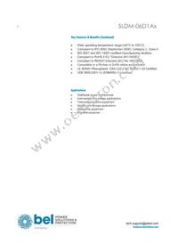SLDM-06D1ALR Datasheet Page 2