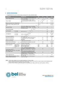 SLDM-12D1ALR Datasheet Page 4