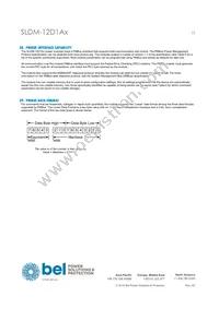 SLDM-12D1ALR Datasheet Page 23