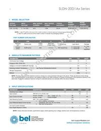 SLDN-20D1ALG Datasheet Page 2