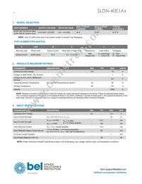 SLDN-40E1ALG Datasheet Page 2