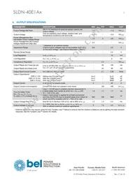 SLDN-40E1ALG Datasheet Page 3