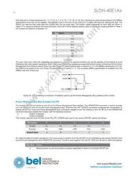 SLDN-40E1ALG Datasheet Page 20