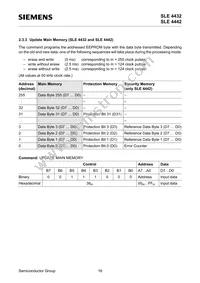 SLE 4442 M3.2 Datasheet Page 18