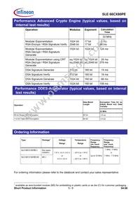 SLE 66CX80PE DSO8 Datasheet Page 5