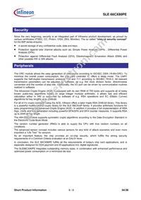 SLE 66CX80PE DSO8 Datasheet Page 8