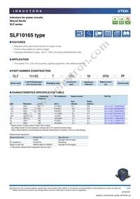 SLF10165T-6R8N4R3-3PF Datasheet Cover