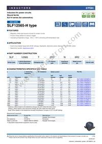 SLF12565T-4R2N5R5-H Datasheet Cover