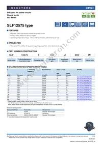 SLF12575T-1R2N8R2-PF Datasheet Cover