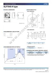 SLF7045T-3R3M2R2-H Datasheet Page 4