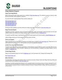 SLG3NT3342V Datasheet Page 17