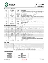 SLG55590AV Datasheet Page 2