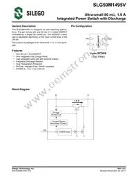 SLG59M1495VTR Datasheet Cover