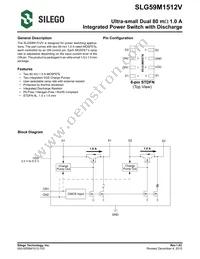 SLG59M1512VTR Datasheet Cover