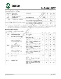 SLG59M1515VTR Datasheet Page 3