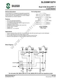 SLG59M1527VTR Datasheet Cover