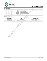SLG59M1551VTR Datasheet Page 2