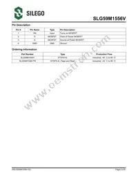 SLG59M1556VTR Datasheet Page 2
