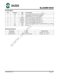 SLG59M1563VTR Datasheet Page 2