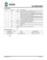 SLG59M1640V Datasheet Page 2