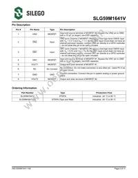 SLG59M1641V Datasheet Page 2