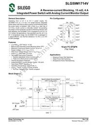 SLG59M1714VTR Datasheet Cover