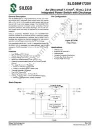 SLG59M1720V Datasheet Cover