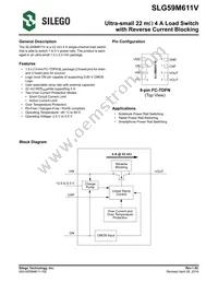 SLG59M611VTR Datasheet Cover