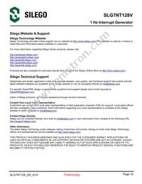 SLG7NT128VTR Datasheet Page 10