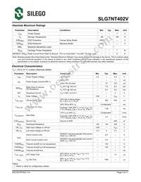 SLG7NT402VTR Datasheet Page 3