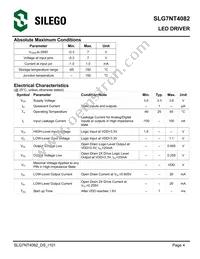 SLG7NT4082VTR Datasheet Page 4