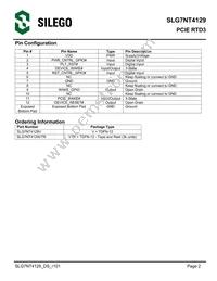SLG7NT4129VTR Datasheet Page 2
