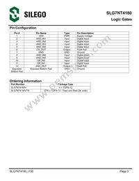 SLG7NT4180VTR Datasheet Page 3
