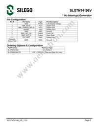 SLG7NT4198VTR Datasheet Page 2